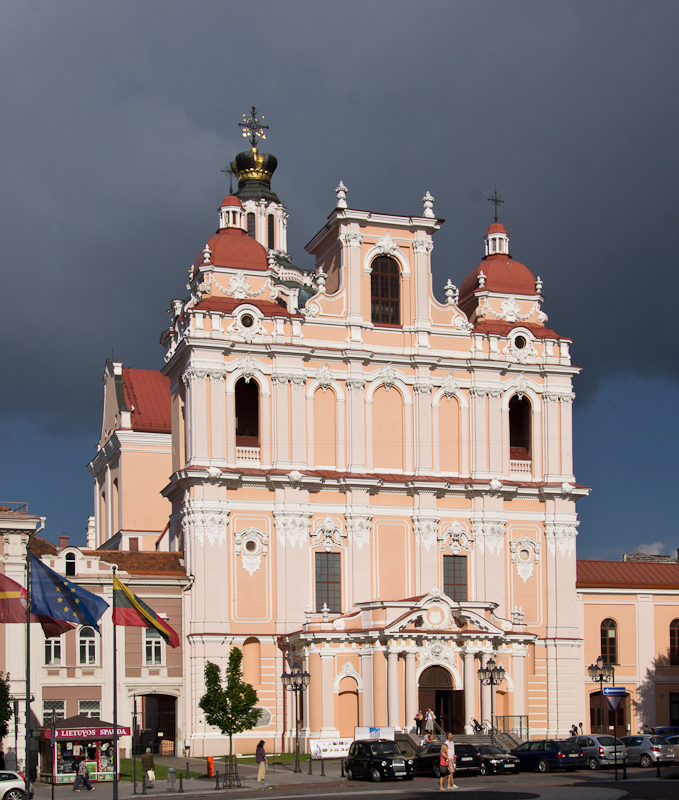 de barokke St Casimir's kerk in Vilnius
