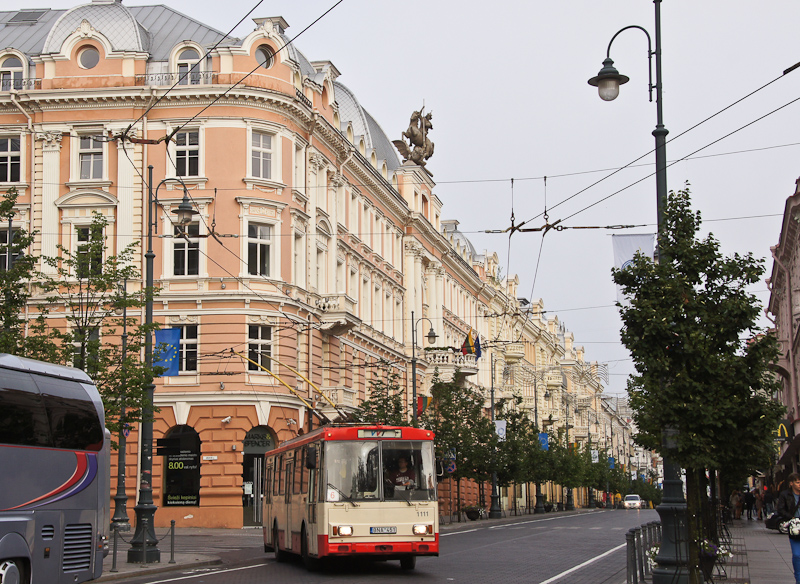 de hoofdstad Vilnius in Litouwen