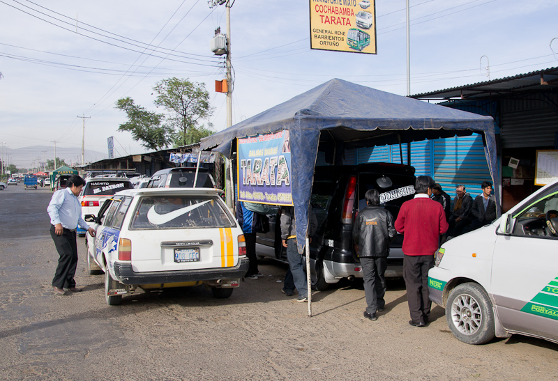 Cochabamba minibus-opstapplaats