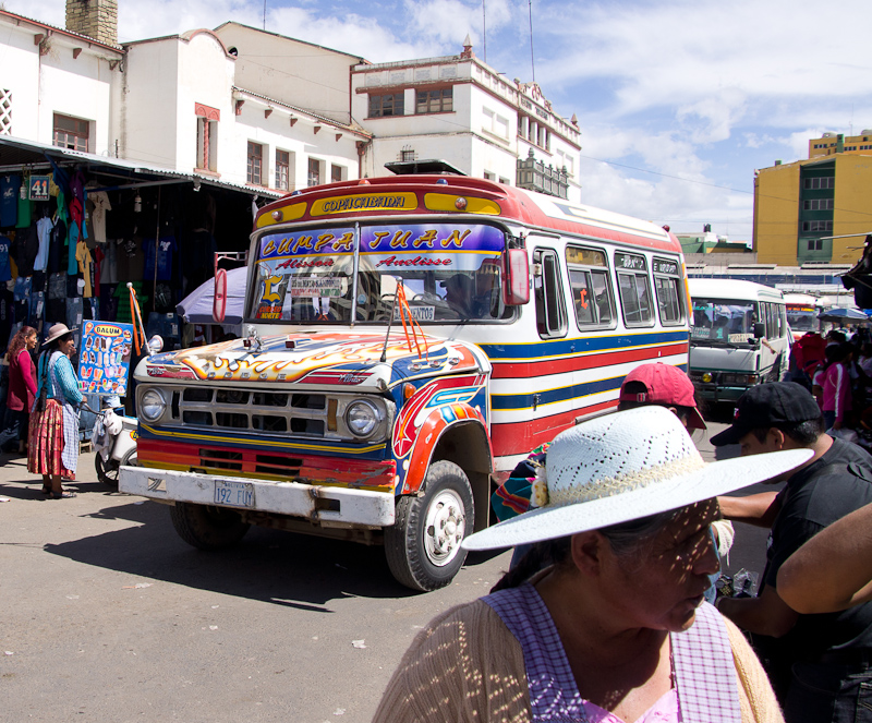 de markt van Cochabamba