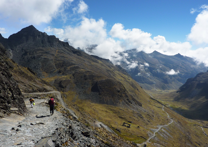 drie dagen deden wij over het El Choro-trial dat eindigt op 1300 meter hoogte