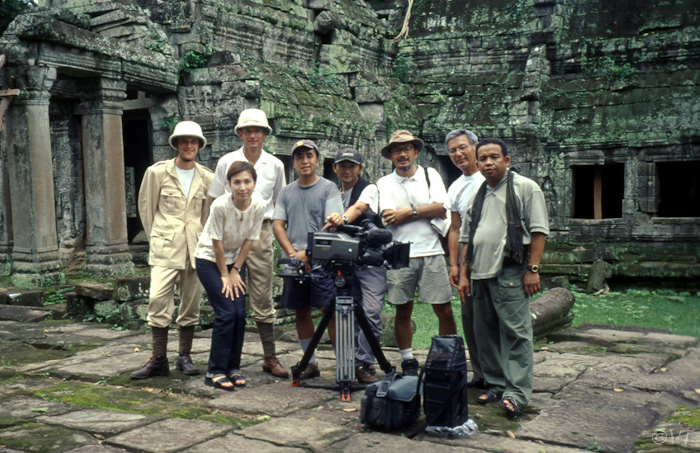 10  Angkor Wat Japanse filmploeg
