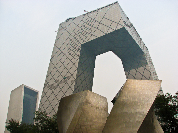 CCTV-kantoor door Rem Koolhaas ontworpen, Beijing
