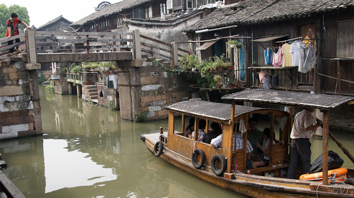Het waterdorp Wuzhen is zeer populair onder Chinese toeristen
