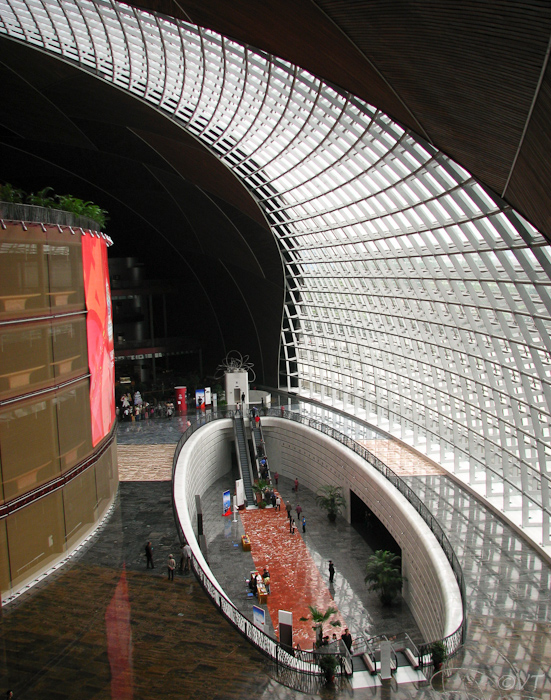 Interieur van het National Grand Theatre, Beijing