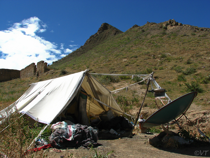 Nomaden in Shigatse, Tibet