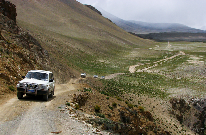 Onderweg naar Tingri in Tibet
