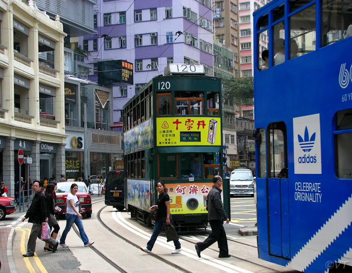 Straatbeeld Hong Kong