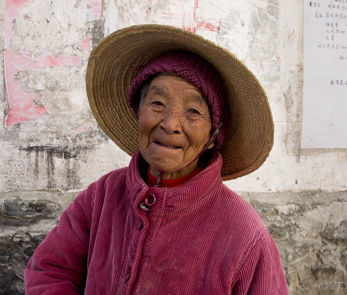 lokale vrouw in Xinhou