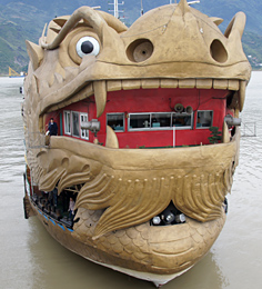 Drakenboot op de Yangtze