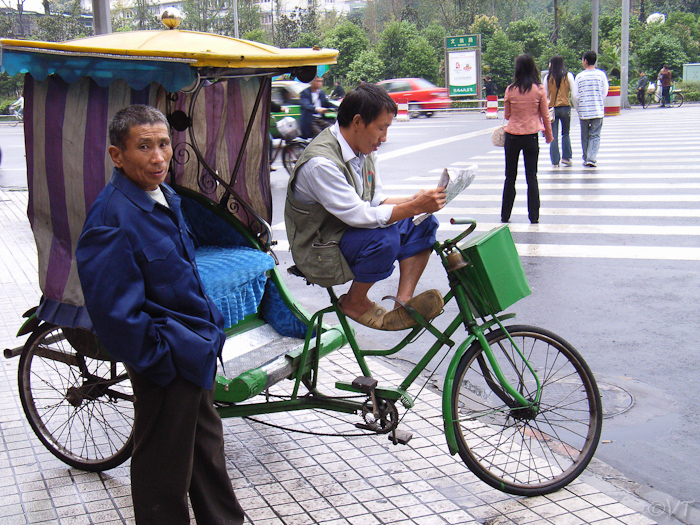 06 Chengu fietstaxi