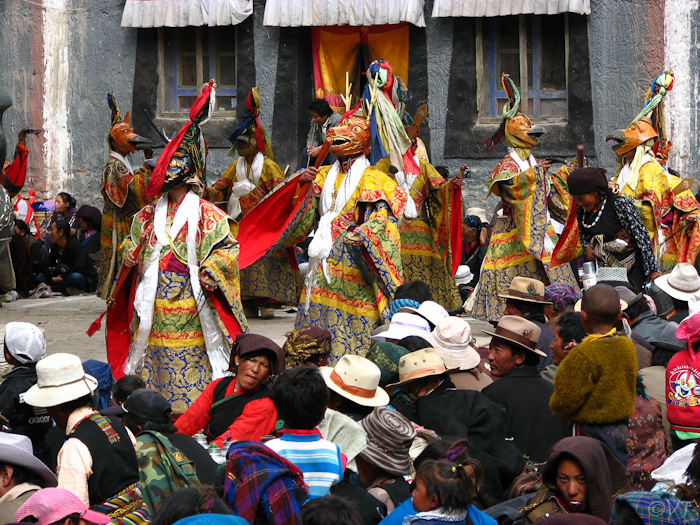 45a festival in het Sakya klooster