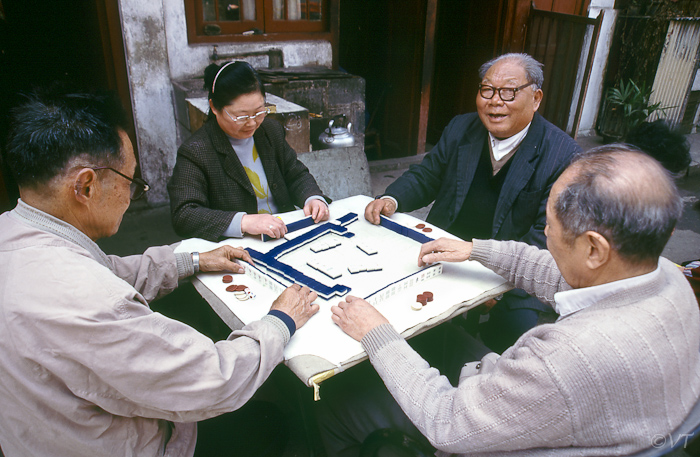 Shanghai, Mahjongspel