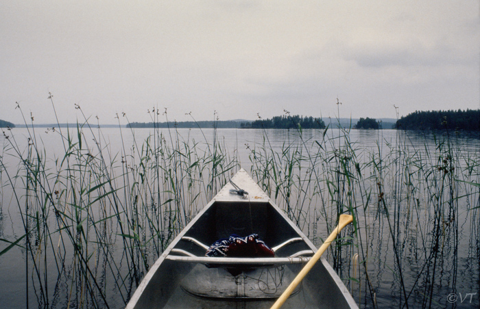 03 We starten onze 3-weekse kanotocht vanaf de camping in Hankala