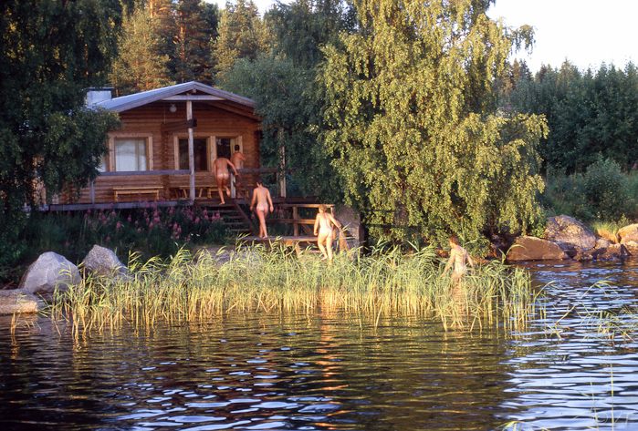24 We sloten de kanotocht af met een echte Finse sauna