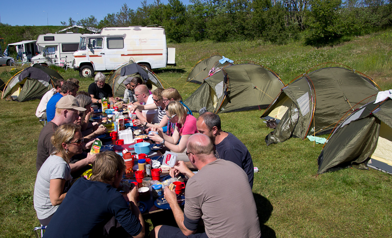 camping in Húsavík