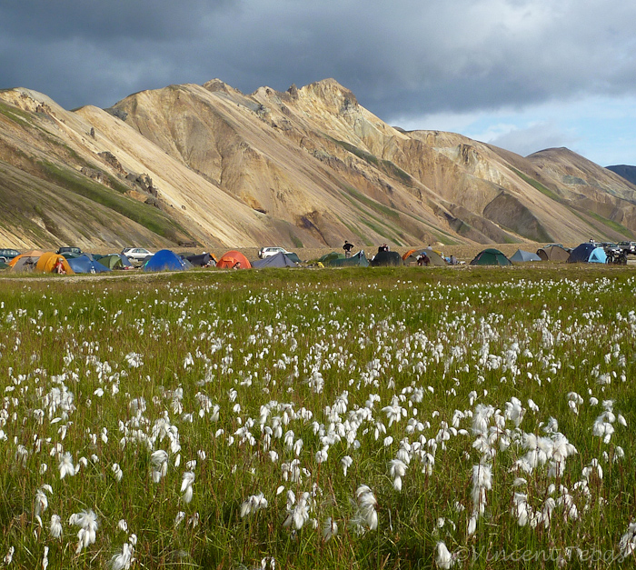 19 Camping Landmannalaugar op 580 meter hoogte