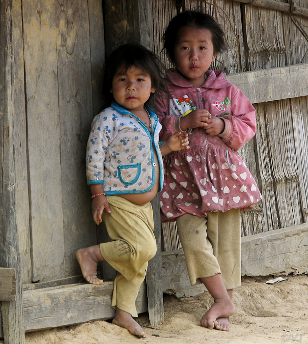 35  Lan Tan-meisjes in Noord-Laos