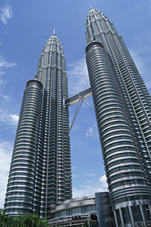 Twin towers in Kuala Lumpur