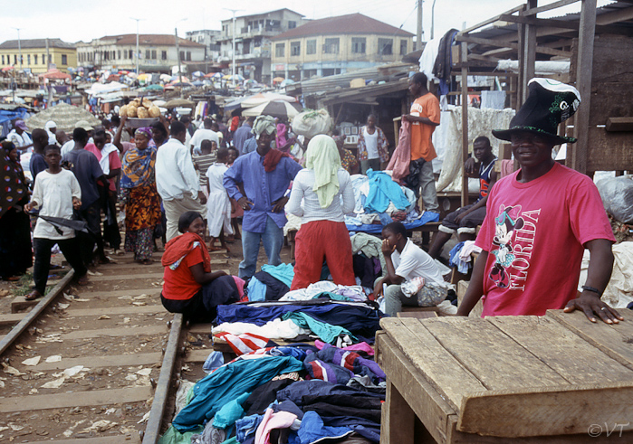 72 De Kejetia-markt van Kumasi in Ghana