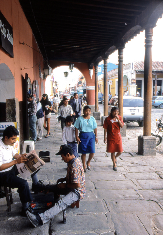 05  Guatemala, Antigua gallerij