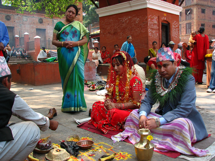 03  Nepalese huwelijksceremonie