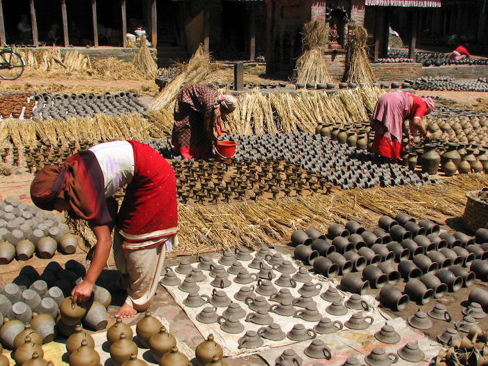 07  Bhaktapur pottenbakkersplein