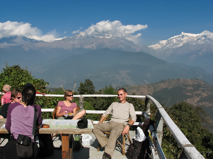 30  uitzicht op het Annapurna massief