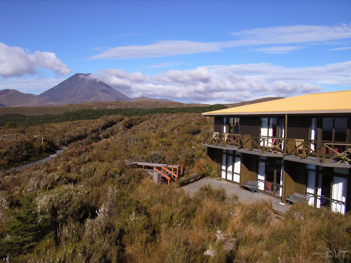 17 ons lodge in het  Tongariro Nationaal Park