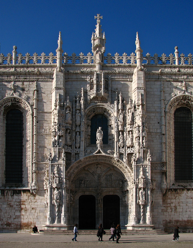 de Mosteiro dos Jeronimos, een indrukwekkende kathedraal bij het beroemde klooster