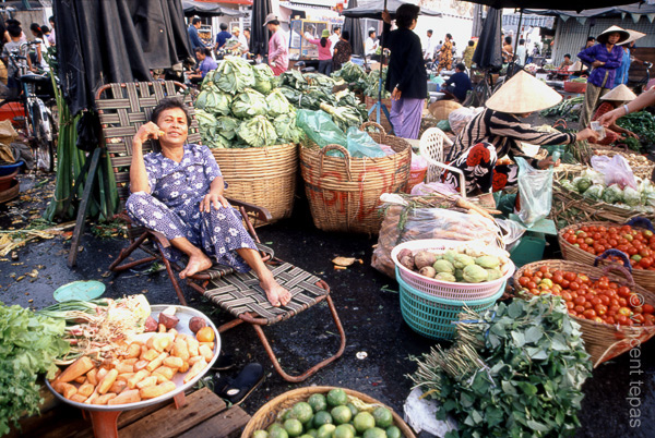 14 Markt in Cantho, Mekongdelta
