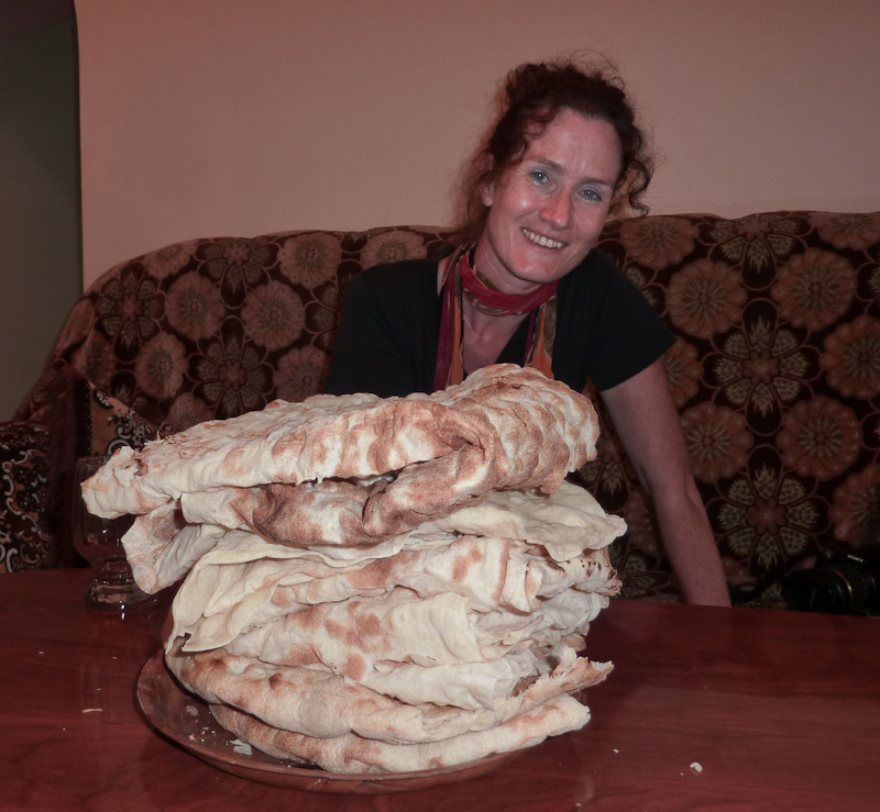 de Armeense gastvrijheid houdt in de je je gasten vooral voldoende te eten geeft