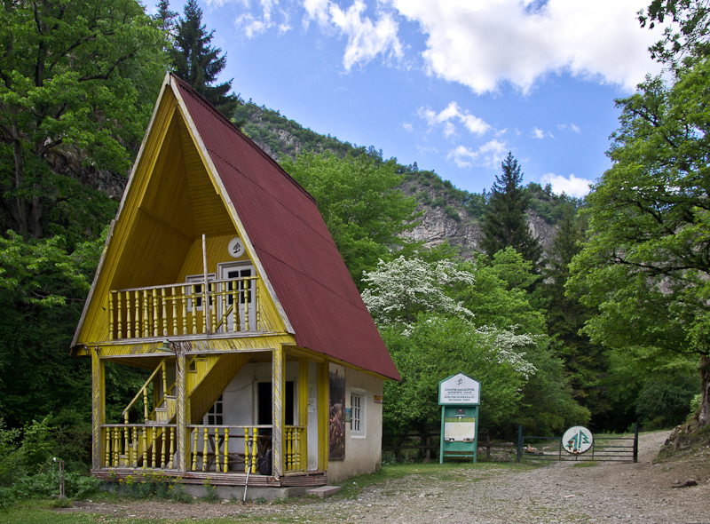 entree van het Borjomi Nationale Park