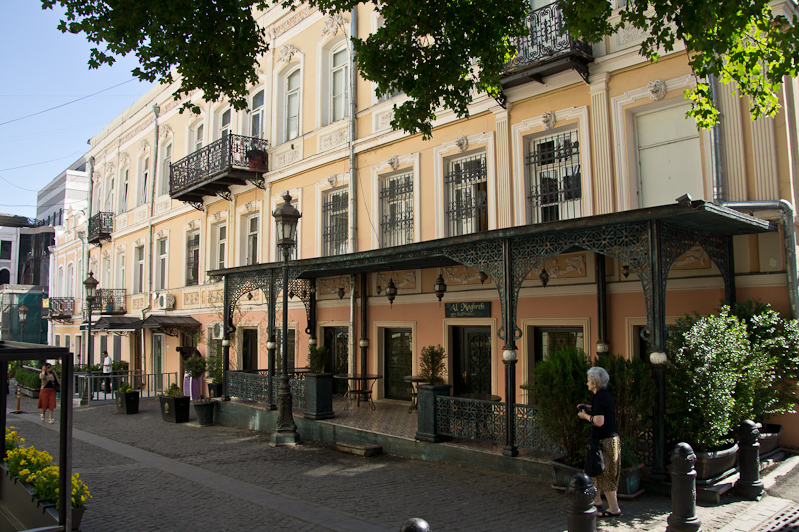 gerestaureerde panden in het oude centrum