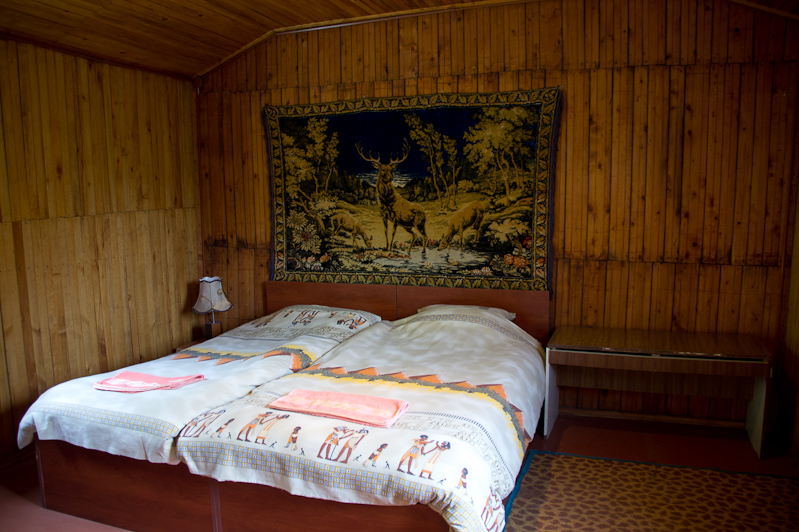 onze sfeervolle kamer in het Iris guesthouse in Alaverdi