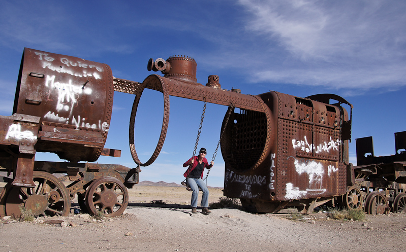 het treinenkerkhof bij Uyuni