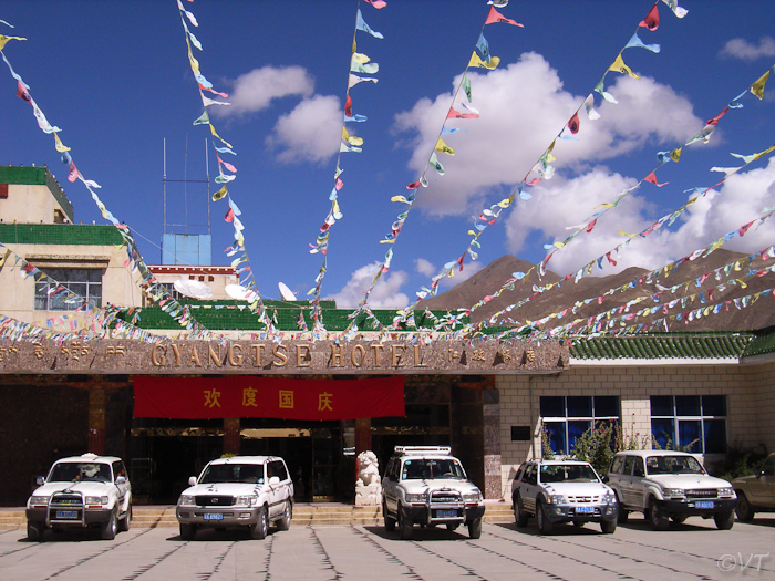 32 Gyangtse hotel op 4100 meter