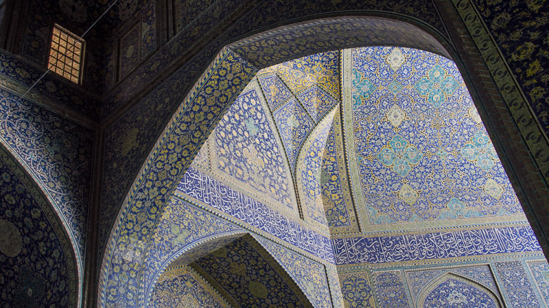 Isfahan, Koningsmoskee of Blauwe Imam moskee-9