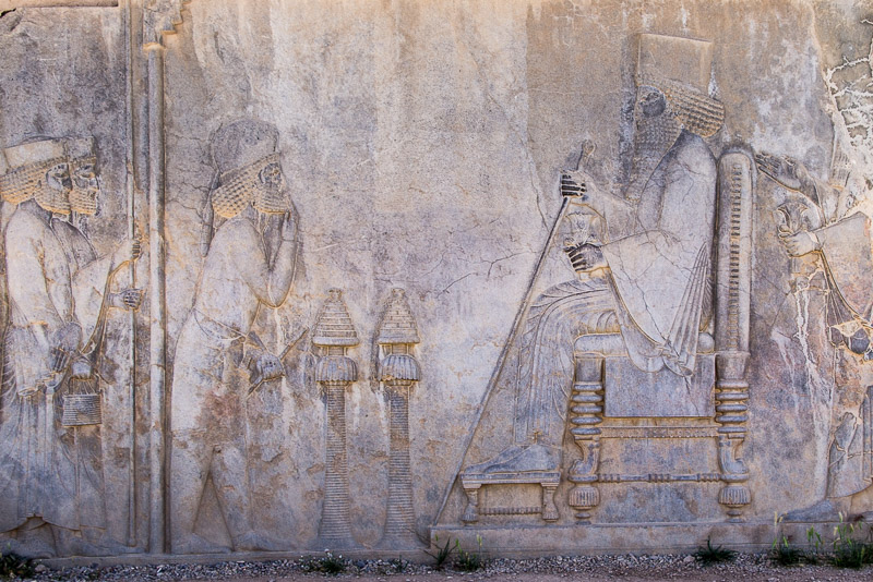 Persepolis, veel oude hiërogliefen