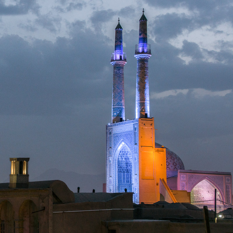 Yazd, de Masje-e Jome moskee