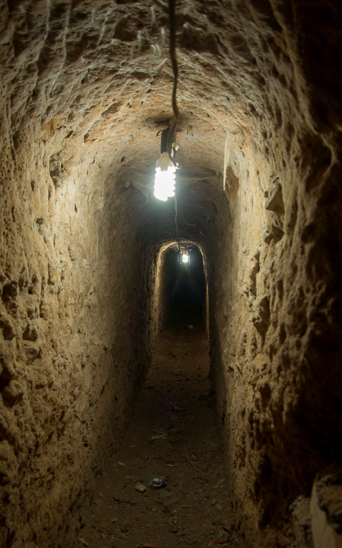 Yazd, de ondergrondse waterkanalen, zg ganats