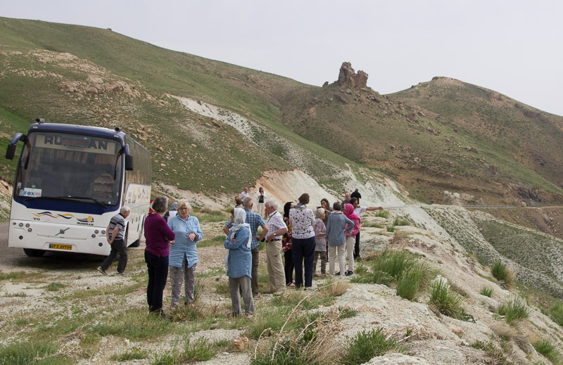 door het Zagros gebergte naar Kermanshah