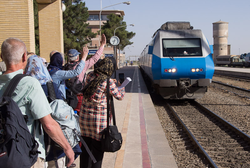 vanuit Kashan met de trein naar Yazd