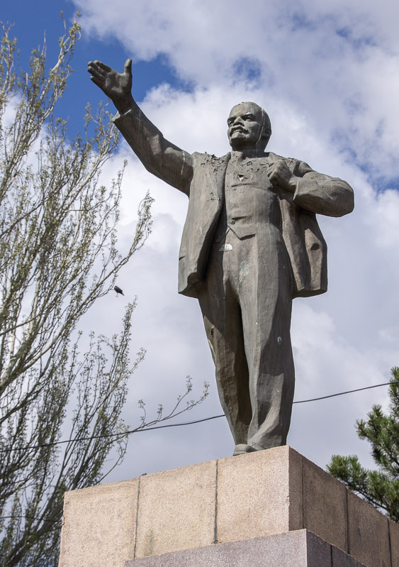 Lenin-beeld in Karakol