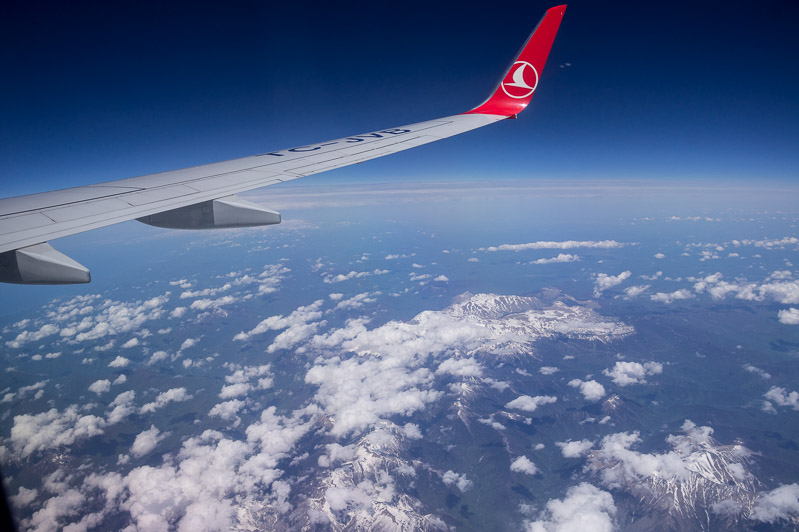 met Turkisch Airlines via Istanbul terug naar huis