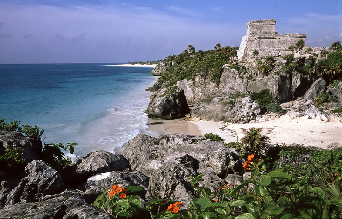 41  Maya-tempel van Tulum