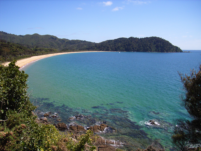 27 het Abel Tasman Park ten noorden van Nelson