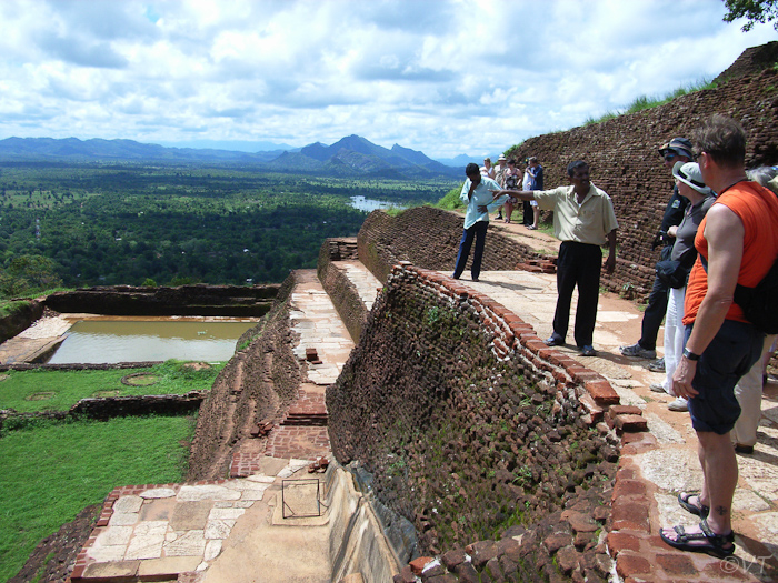 47 op de Sigiriya rots